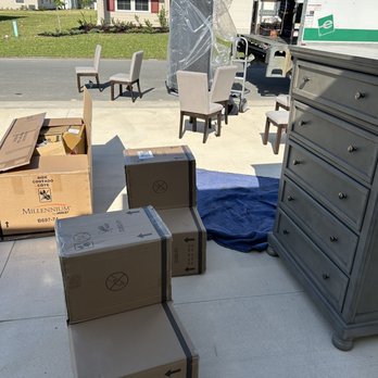 Ashley Store - Half a truck of used furniture - Furniture Stores Near Me - Ocala, Florida