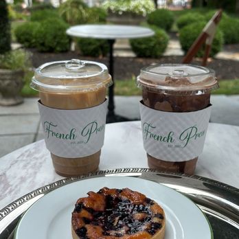 French Press - Iced Mocha Latte & Iced Vanilla Latte - Coffee & Tea Near Me - Moorestown, New Jersey