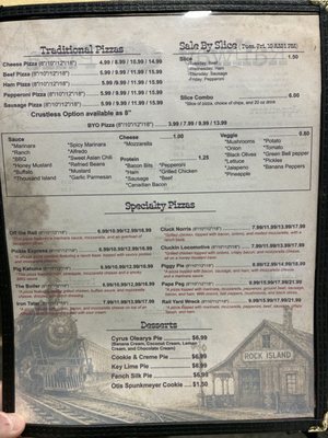 Menu photo 1 Railway Pizza Bauxite, AR Menu photo 1 Railway Pizza Bauxite, AR