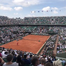 View from center Court seat