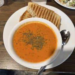 Rolling Hills Ministries - Chicken panini with tomato basil soup