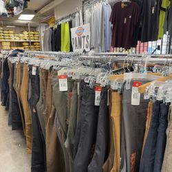 Work Depot - Big selection of Dickies in multiple colors and fits.