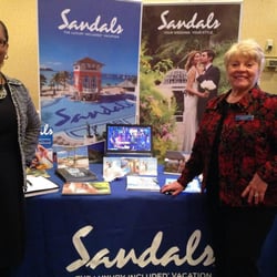 Vacation Bound - Sandals Information booth at Radisson Wedding Show November 2014
