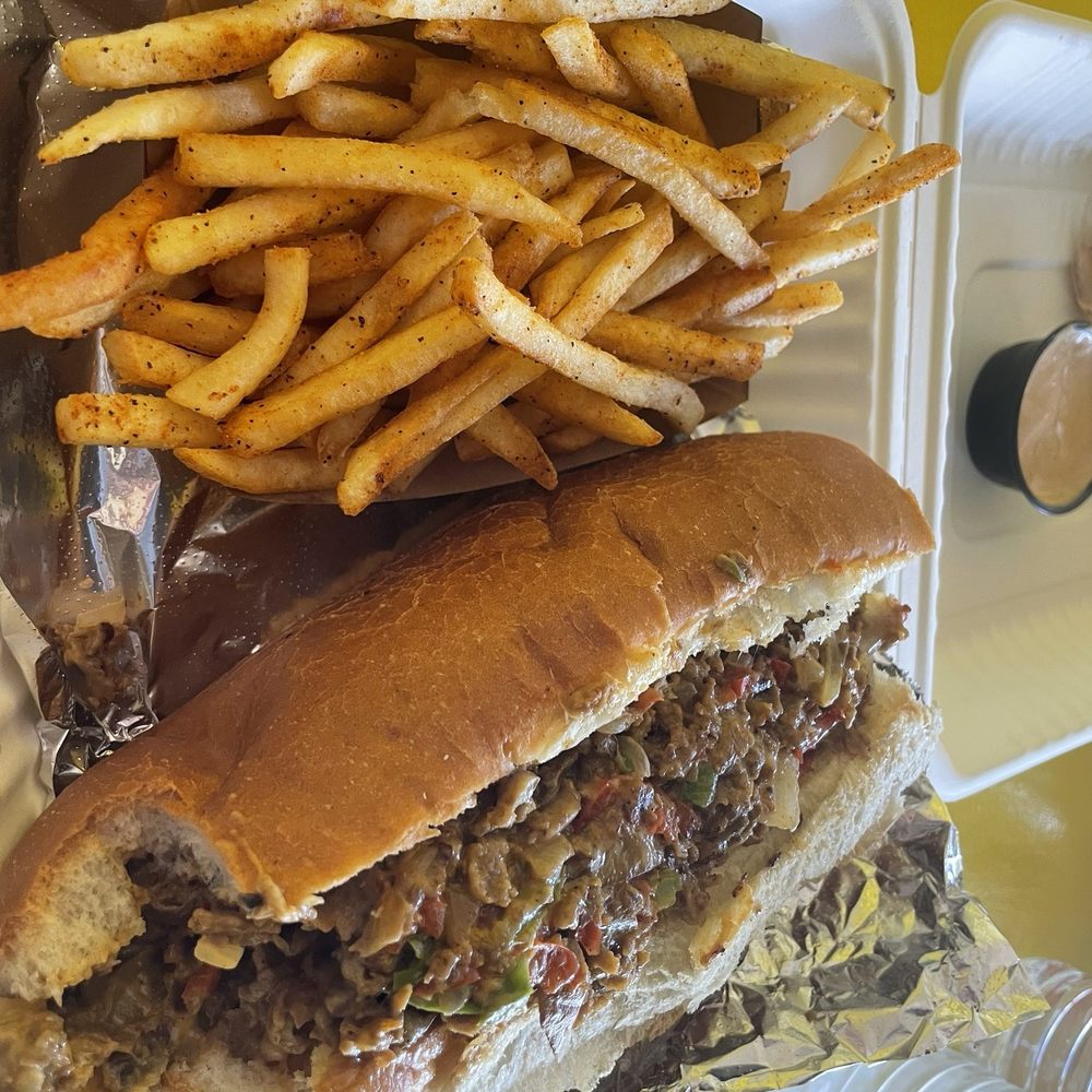 Curbgrill - Cheesesteak Sandwich Combo was amazing! - Breakfast & Brunch Near Me - Montrose , California Curbgrill - Cheesesteak Sandwich Combo was amazing! - Breakfast & Brunch Near Me - Montrose , California