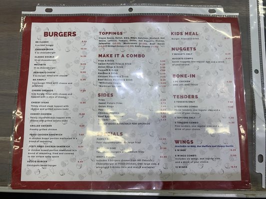 Menu photo 3 B Boyz Toronto, ON