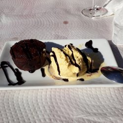 Restaurante o Xarroco - Le dessert chocolat fondant glace vanille
