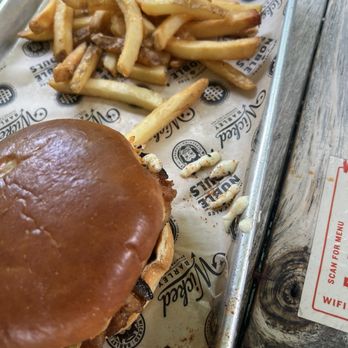 Wicked Barley Brewing - Pork belly & kimchi burger - American Near Me - Jacksonville, Florida