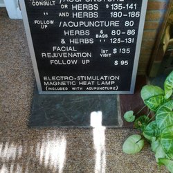 Oriental Healing - Prices