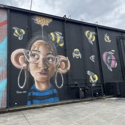 Sipros Bee Girl Mural