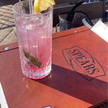 Spears Bourbon Burgers Beer - Lavender alcoholic beverage - New American Near Me - Wheeling, Illinois