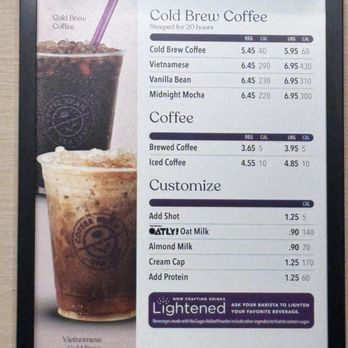 The Coffee Bean & Tea Leaf - Menu - Coffee & Tea Near Me - Diamond Bar, California