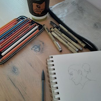 One Line Coffee - Franklinton - Art and coffee! Great space to work! - Coffee & Tea Near Me - Columbus, Ohio One Line Coffee - Franklinton - Art and coffee! Great space to work! - Coffee & Tea Near Me - Columbus, Ohio