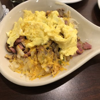 Egg House Cafe - Western skillet with a side of avocado (toast not pictured) So good! - Breakfast & Brunch Near Me - Denton, Texas Egg House Cafe - Western skillet with a side of avocado (toast not pictured) So good! - Breakfast & Brunch Near Me - Denton, Texas