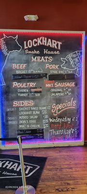 Menu photo 8 Lockhart Smokehouse Plano, TX