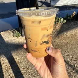 Autumn special: cherry pistachio latte w oatmilk ! Autumn special: cherry pistachio latte w oatmilk !