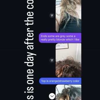 Kenmasterstylist - The day after one wash - Hair Stylists Near Me - Huntington Beach, California