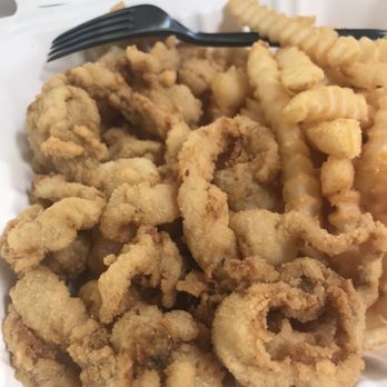 Bayley's Seafood Restaurant - The Clam Box,despite being the smaller portion (large are called dinners and include coleslaw and roll). The box was more than satisfying. - Seafood Near Me - Scarborough, Maine