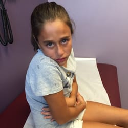 Hurwitz Kathleen, MD - Miss Tucker after her three shots. She asked for a Slurpee after.