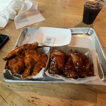Fire Wings - 10 piece wings with buffalo and bbq. Yum! - Chicken Wings Near Me - Alameda, California