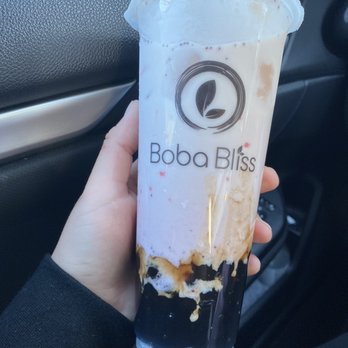Boba Bliss - Strawberry Milk Bar with Boba - Bubble Tea Near Me - Mountain View, California