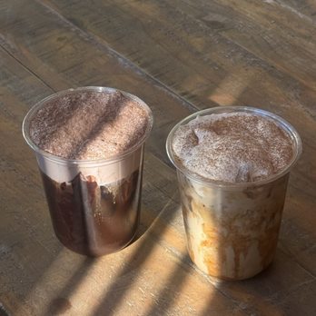 Established Today - Mocha cold brew and pumpkin spice espresso latte - Coffee & Tea Near Me - Los Angeles, California