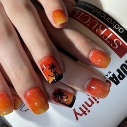 Allure Hair & Nail Salon - Hand painted