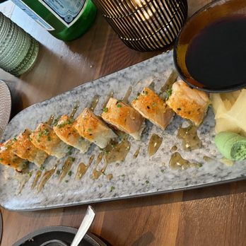 Toro Toro - Their seared salmon sushi roll was amazing ! (We came back the next day to get another round ) - Steakhouses Near Me - Houston, Texas Toro Toro - Their seared salmon sushi roll was amazing ! (We came back the next day to get another round ) - Steakhouses Near Me - Houston, Texas