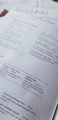 Menu photo 6 Ruth's Chris Steak House Waltham, MA
