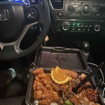 Yoshi's - a tray of food in a car - Japanese Near Me - Phoenix, Arizona