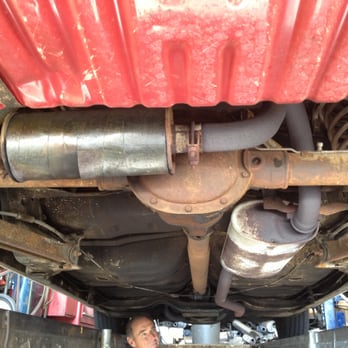 Ed Hanson's Muffler Service - This was the original exhaust system. I added the muffler tape to the resonator because it was loud... and not in a good way! - Auto Repair Near Me - Spring Valley, California Ed Hanson's Muffler Service - This was the original exhaust system. I added the muffler tape to the resonator because it was loud... and not in a good way! - Auto Repair Near Me - Spring Valley, California