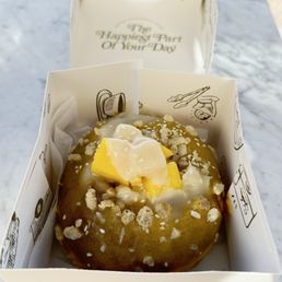 Mango sticky rice donut Mango sticky rice donut