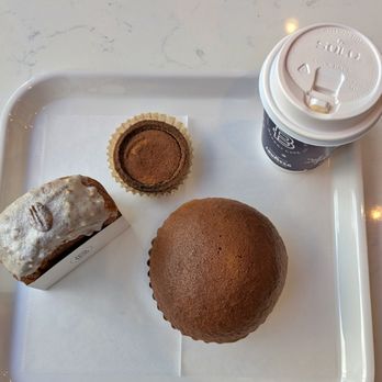 Paris Baguette - Butter Pecan Supreme Croissant, Tiramisu Tart, Coffee Bun, & Butter Pecan Latte. - Bakeries Near Me - Chicago, Illinois