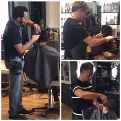 Salon Aqua - The Owners of Aqua, Larry, Perry&Anderson