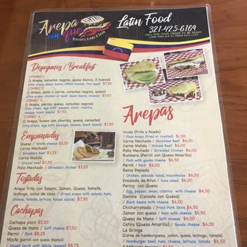 Arepa Con Que - menu - Venezuelan Near Me - Melbourne, Florida Arepa Con Que - menu - Venezuelan Near Me - Melbourne, Florida