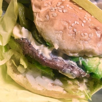 Varsity Burger - Cheeseburger with jalapeños - Burgers Near Me - Anaheim, California
