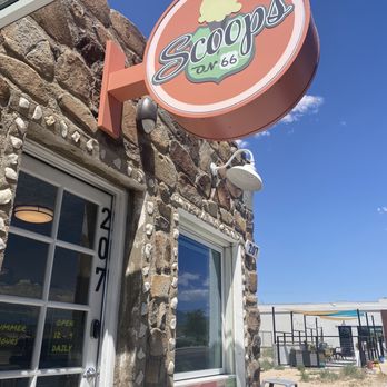 Scoops on 66 - Outside of the building - Ice Cream & Frozen Yogurt Near Me - Kingman, Arizona Scoops on 66 - Outside of the building - Ice Cream & Frozen Yogurt Near Me - Kingman, Arizona