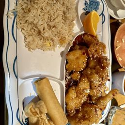 9. Sesame Chicken Lunch