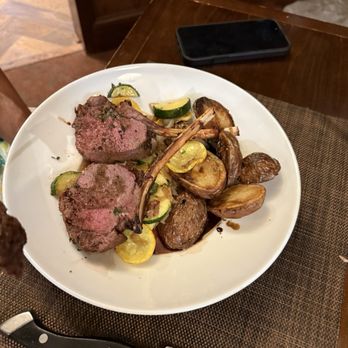 Vintage Tavern - Elk chop with roasted veggies - Southern Near Me - Suffolk, Virginia Vintage Tavern - Elk chop with roasted veggies - Southern Near Me - Suffolk, Virginia