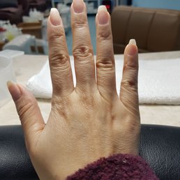 After my nails were shaped. After my nails were shaped.