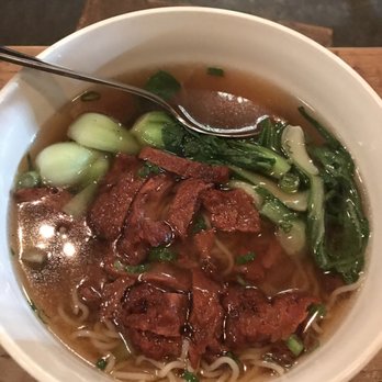Amituofo Vegan Cuisine - N2. BBQ "Roast Pork" Noodle Soup - Asian Fusion Near Me - Brooklyn, New York