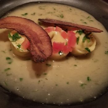 The Living Room Restaurant - Spinach & ricotta tortellini - French Near Me - Calgary, Alberta
