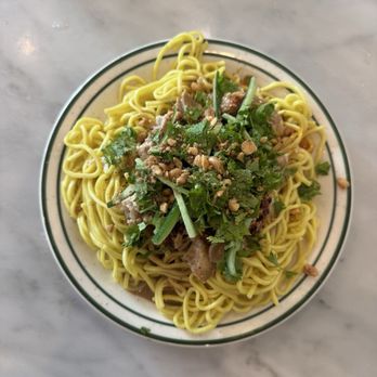 Liu’s Cafe - Noodles with chicken - Taiwanese Near Me - Los Angeles, California