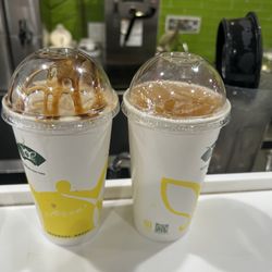 Ten Ren's Tea - Black Sugar Oolong Milk Tea and Kumquat and Lemon