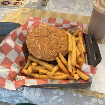 Fattys Burgers & Wings - Fattysburger combo with chocolate milkshake! - Burgers Near Me - Memphis, Tennessee Fattys Burgers & Wings - Fattysburger combo with chocolate milkshake! - Burgers Near Me - Memphis, Tennessee
