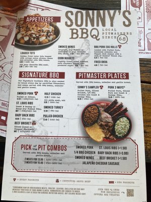Menu photo 2 Sonny's BBQ Pace, FL Menu photo 2 Sonny's BBQ Pace, FL