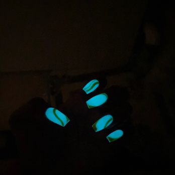 H2K Nails Spa - Glow in the dark effect - Nail Salons Near Me - Metairie, Louisiana H2K Nails Spa - Glow in the dark effect - Nail Salons Near Me - Metairie, Louisiana
