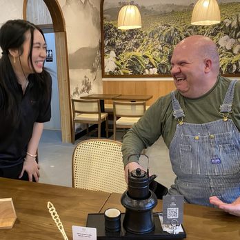 Trung Nguyen Legend - Emily giving us instructions on preparing our coffee - Coffee & Tea Near Me - Portland, Oregon Trung Nguyen Legend - Emily giving us instructions on preparing our coffee - Coffee & Tea Near Me - Portland, Oregon