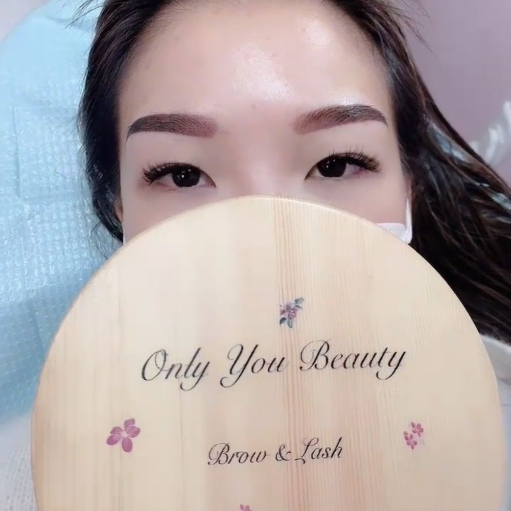 Brow shading and Eyelash extension Brow shading and Eyelash extension