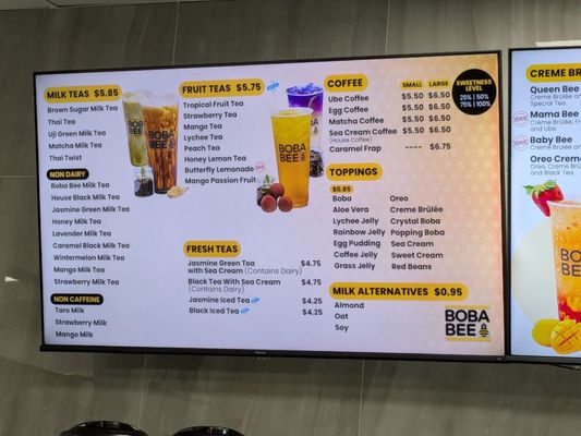 Menu photo 8 Boba Bee Lakewood, CA
