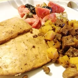 Just Six - Tofu con ensaladas.